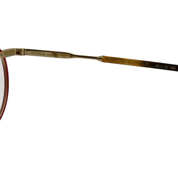 Etnia Barcelona Vintage RDGD Round Eyeglasses | Red Gold | 48-20-145 | Women’s - Picture 8 of 11